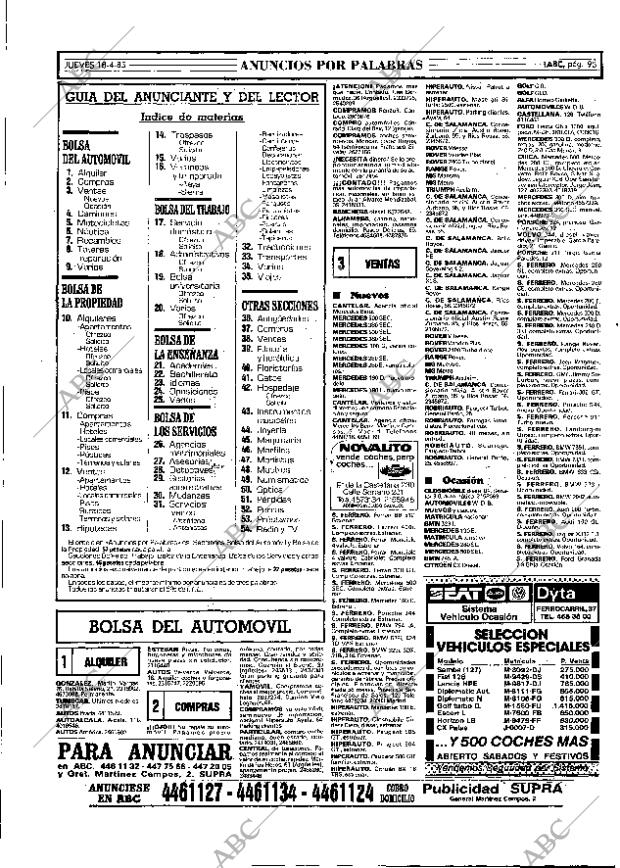 ABC MADRID 18-04-1985 página 95