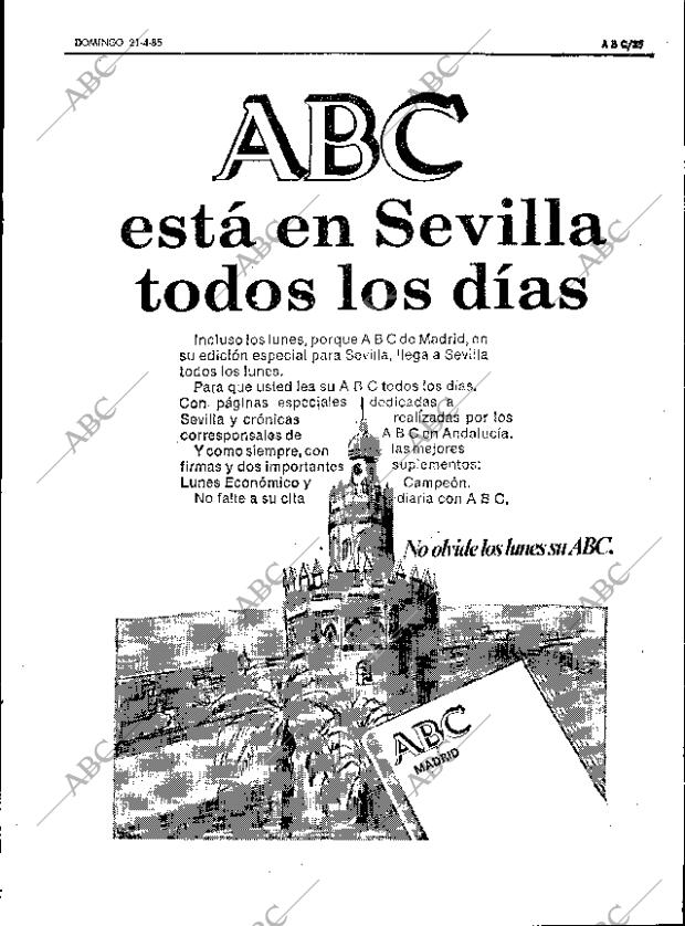 ABC SEVILLA 21-04-1985 página 35