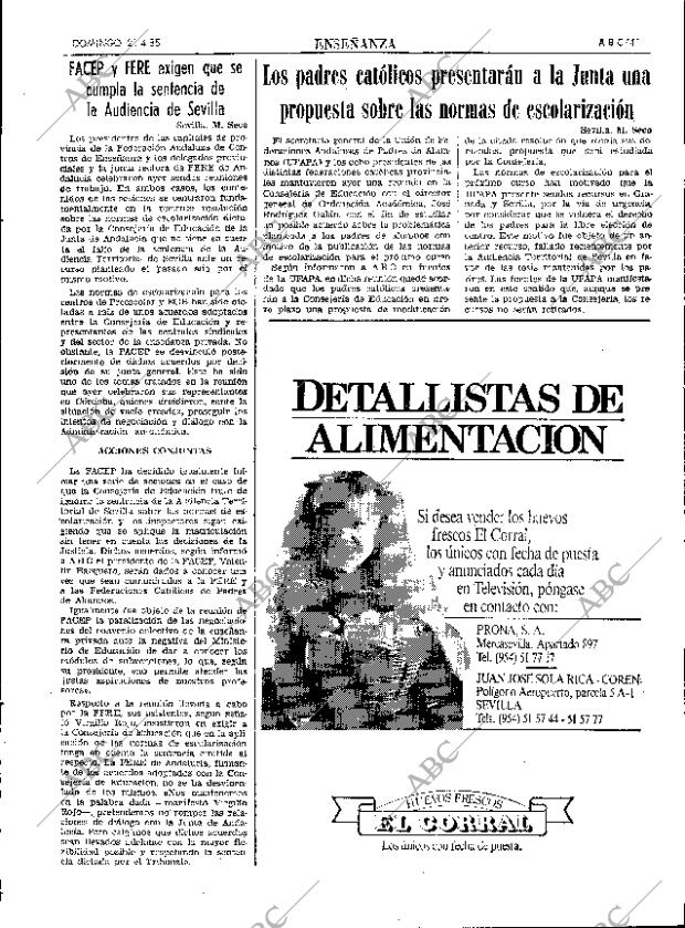 ABC SEVILLA 21-04-1985 página 41