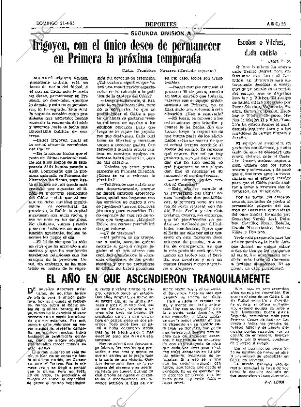 ABC SEVILLA 21-04-1985 página 55