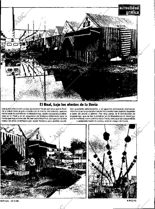 ABC SEVILLA 23-04-1985 página 15