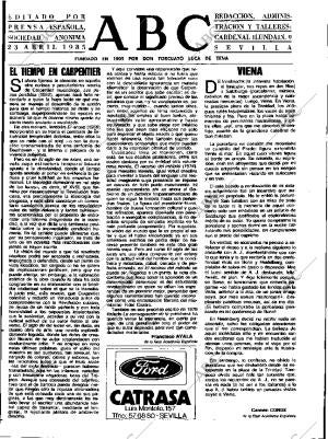 ABC SEVILLA 23-04-1985 página 3