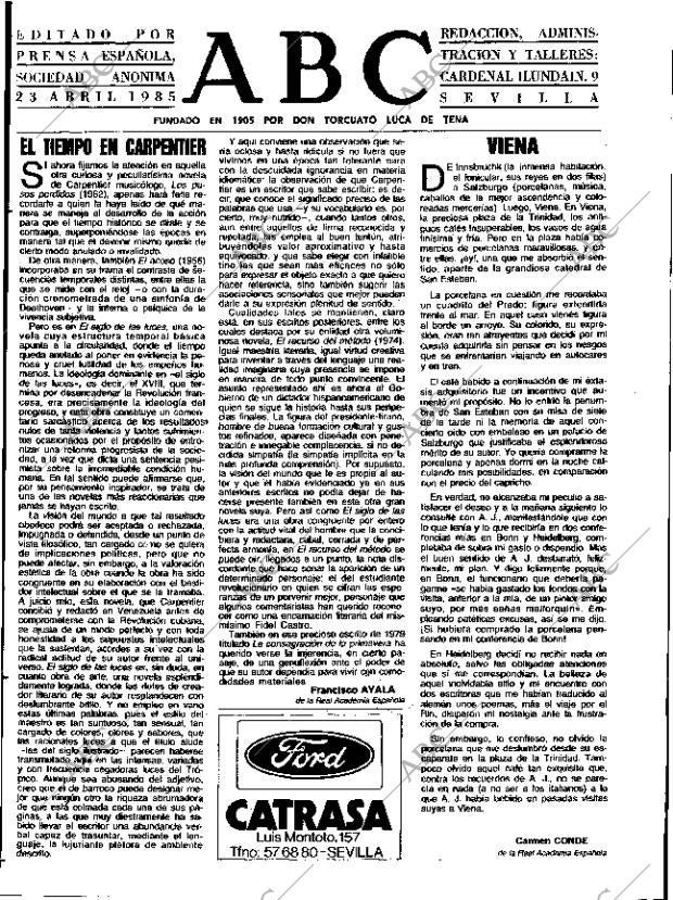 ABC SEVILLA 23-04-1985 página 3