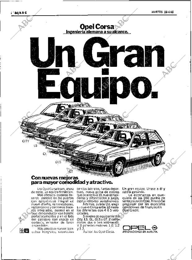 ABC SEVILLA 23-04-1985 página 36