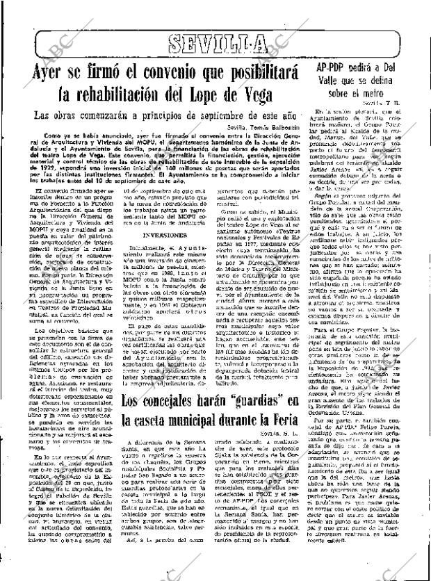 ABC SEVILLA 23-04-1985 página 41