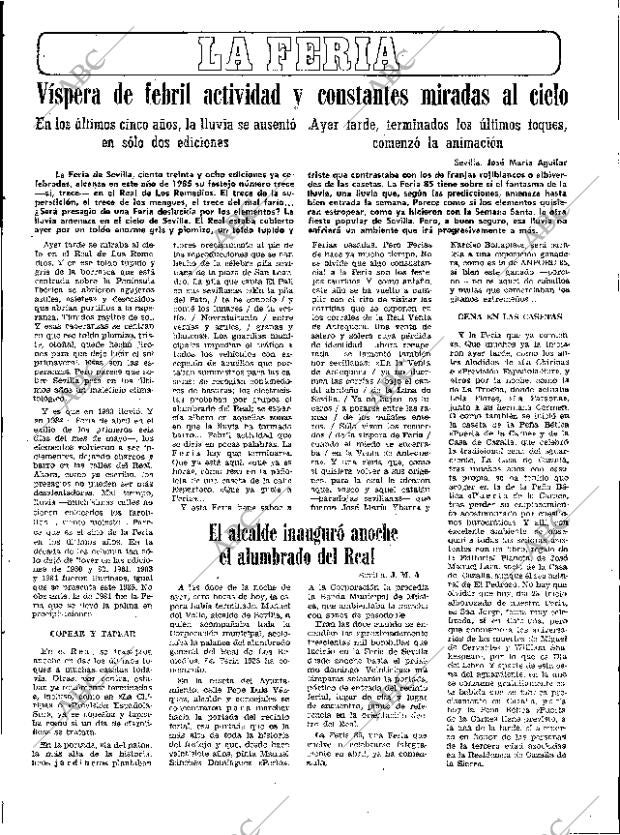 ABC SEVILLA 23-04-1985 página 47
