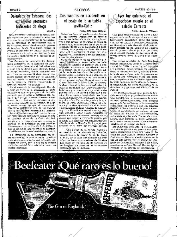 ABC SEVILLA 23-04-1985 página 60