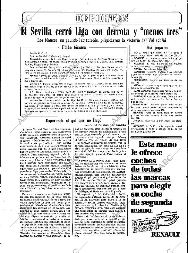 ABC SEVILLA 23-04-1985 página 61