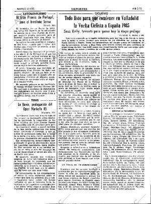 ABC SEVILLA 23-04-1985 página 73