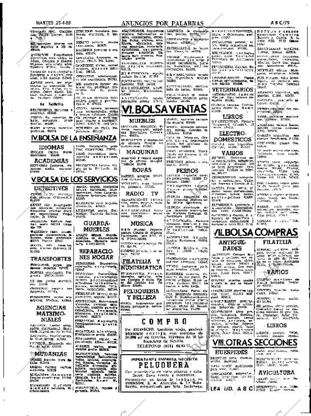 ABC SEVILLA 23-04-1985 página 79