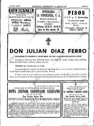 ABC SEVILLA 23-04-1985 página 83