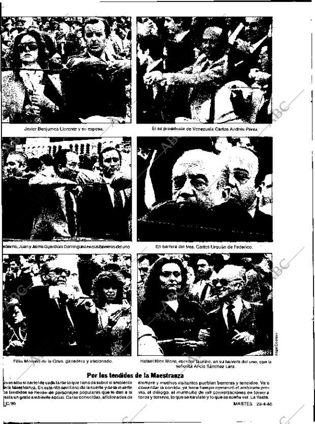 ABC SEVILLA 23-04-1985 página 90
