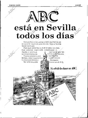 ABC SEVILLA 28-04-1985 página 27