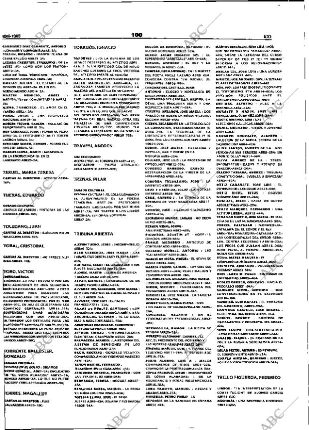 ABC MADRID 01-05-1985 página 100
