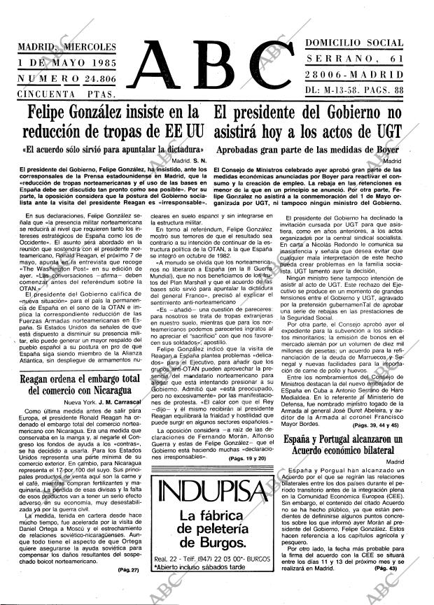 ABC MADRID 01-05-1985 página 13