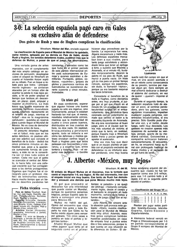 ABC MADRID 01-05-1985 página 55