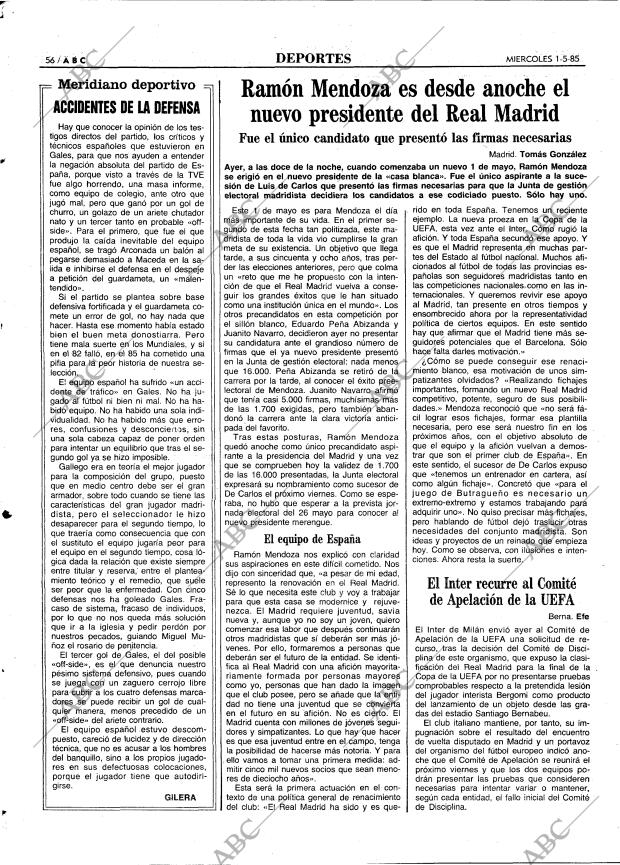 ABC MADRID 01-05-1985 página 56