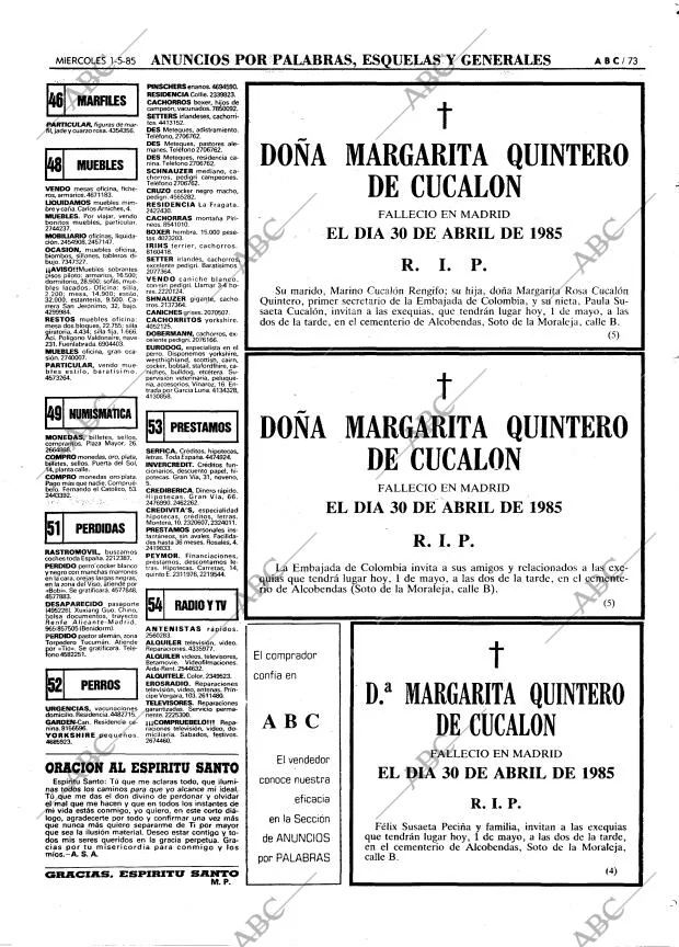 ABC MADRID 01-05-1985 página 73