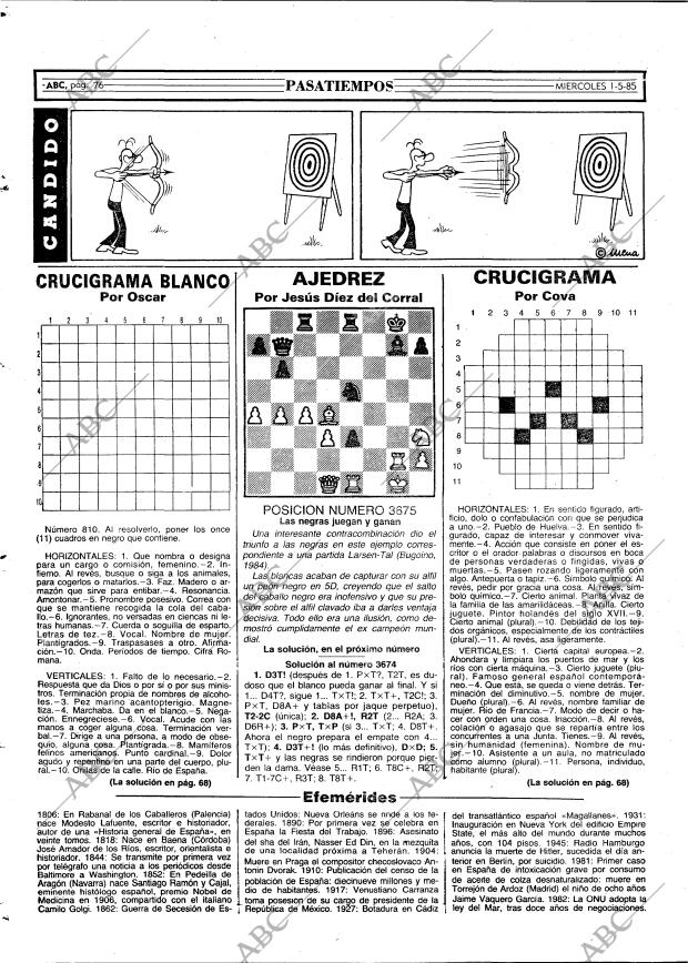 ABC MADRID 01-05-1985 página 76