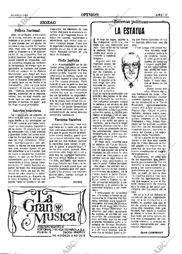 ABC MADRID 02-05-1985 página 17