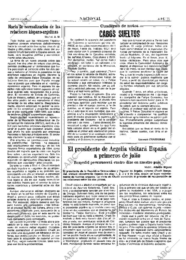 ABC MADRID 02-05-1985 página 23