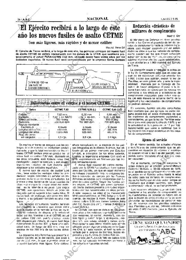 ABC MADRID 02-05-1985 página 26