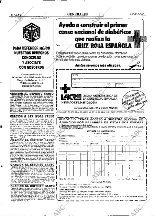 ABC MADRID 02-05-1985 página 88