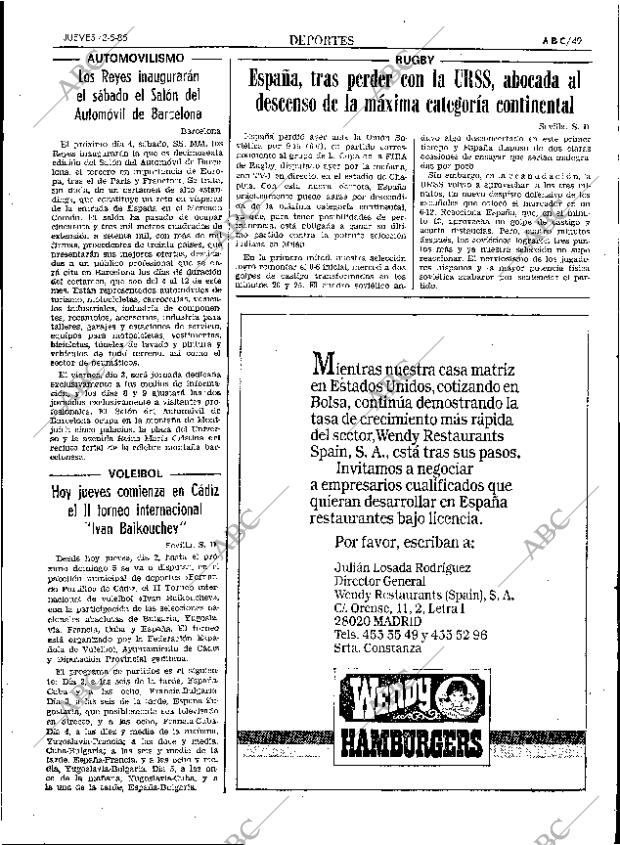 ABC SEVILLA 02-05-1985 página 49