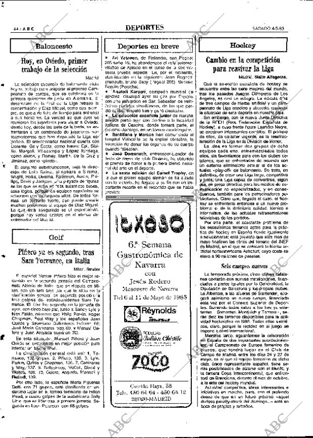 ABC MADRID 04-05-1985 página 64