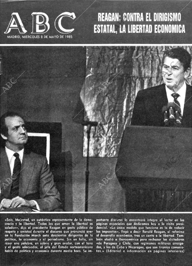 ABC MADRID 08-05-1985 página 1