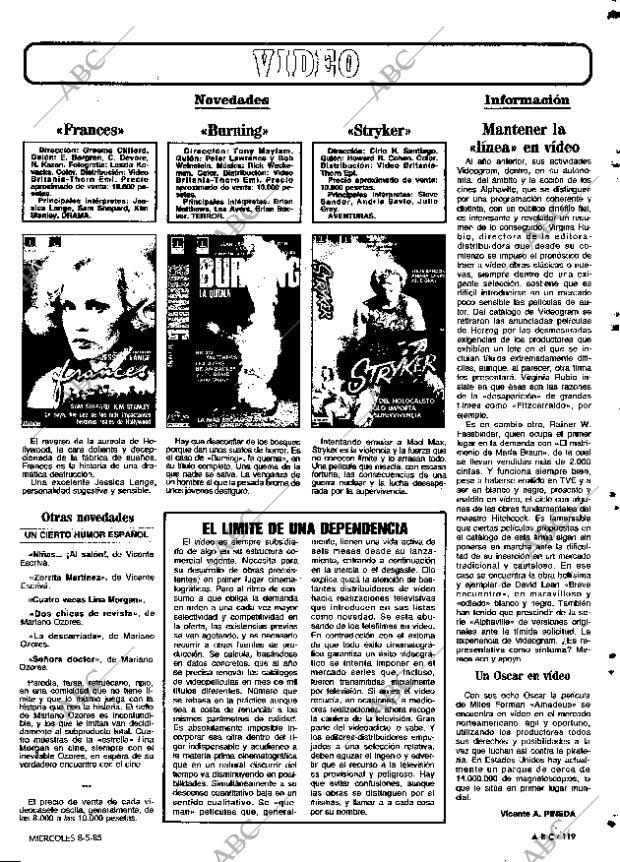 ABC MADRID 08-05-1985 página 119