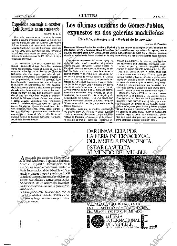 ABC MADRID 08-05-1985 página 47