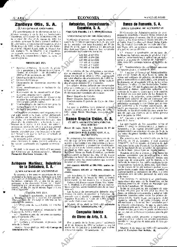 ABC MADRID 08-05-1985 página 72