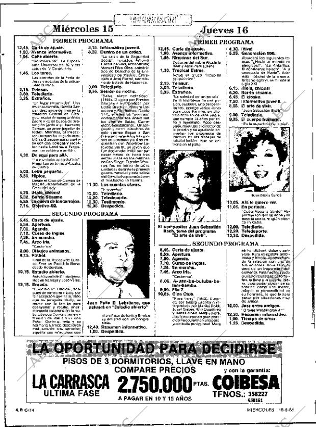 ABC SEVILLA 15-05-1985 página 74