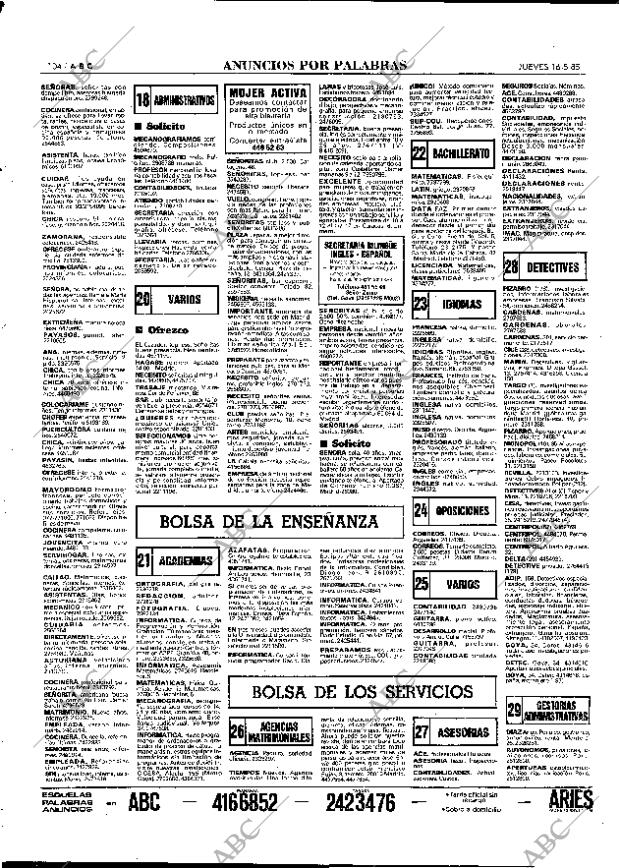 ABC MADRID 16-05-1985 página 104