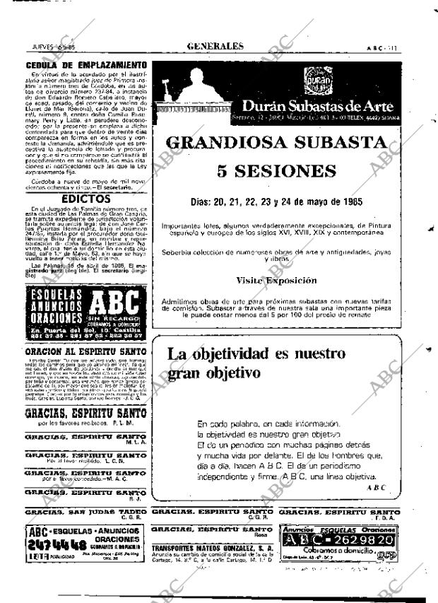 ABC MADRID 16-05-1985 página 111