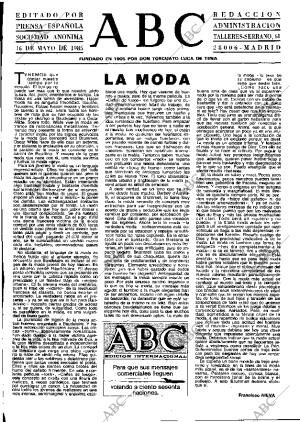 ABC MADRID 16-05-1985 página 3