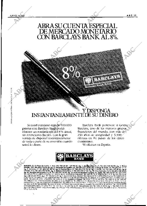 ABC MADRID 16-05-1985 página 69