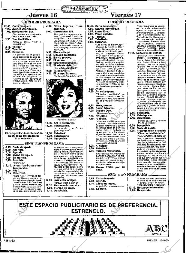 ABC SEVILLA 16-05-1985 página 82