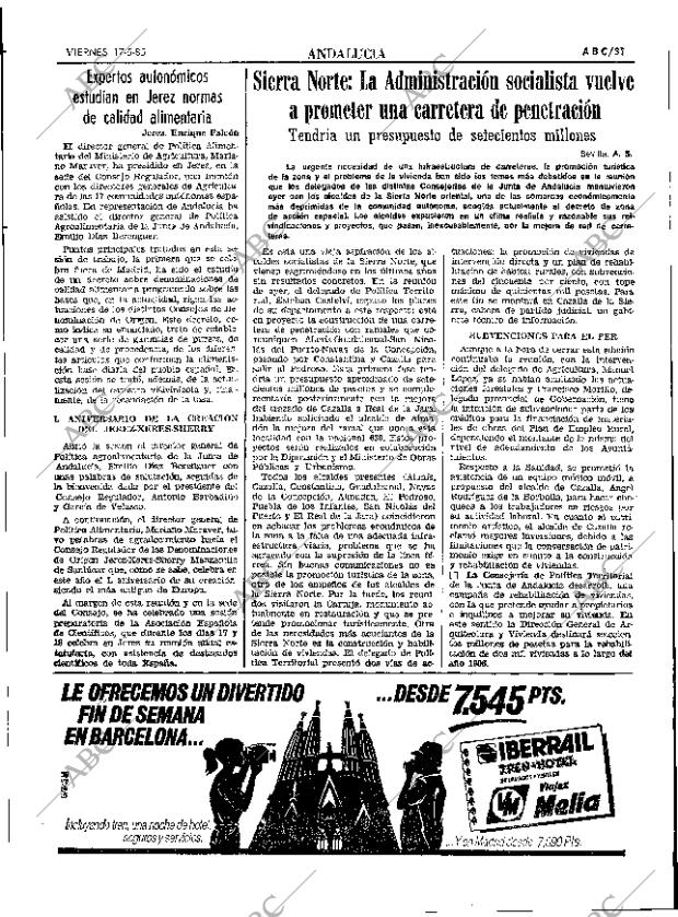 ABC SEVILLA 17-05-1985 página 31