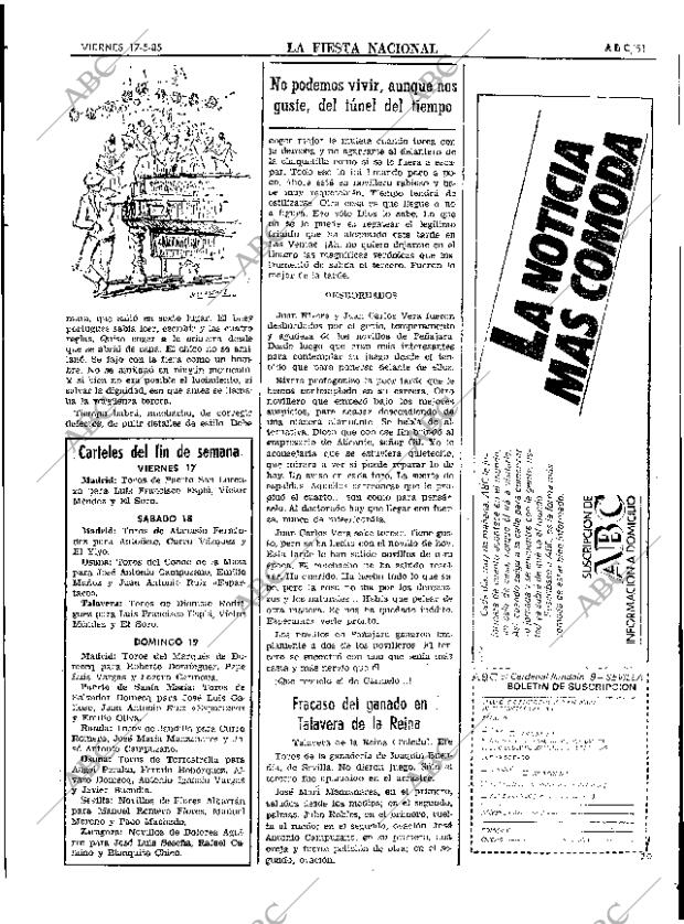 ABC SEVILLA 17-05-1985 página 51