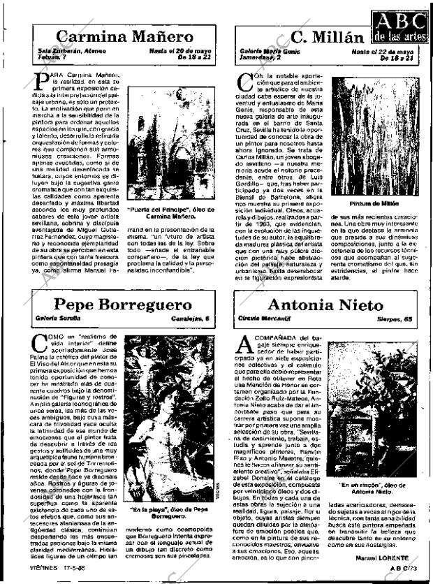 ABC SEVILLA 17-05-1985 página 73