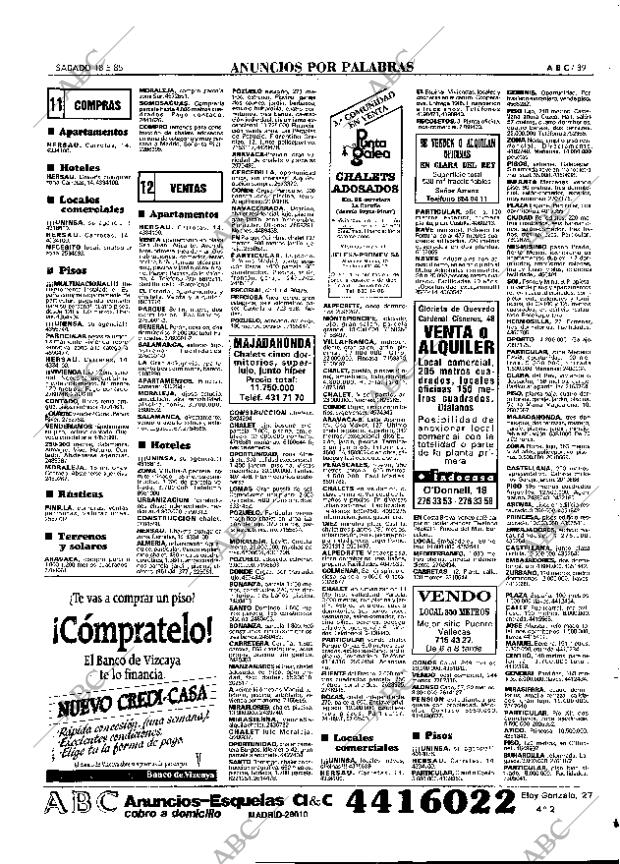 ABC MADRID 18-05-1985 página 89