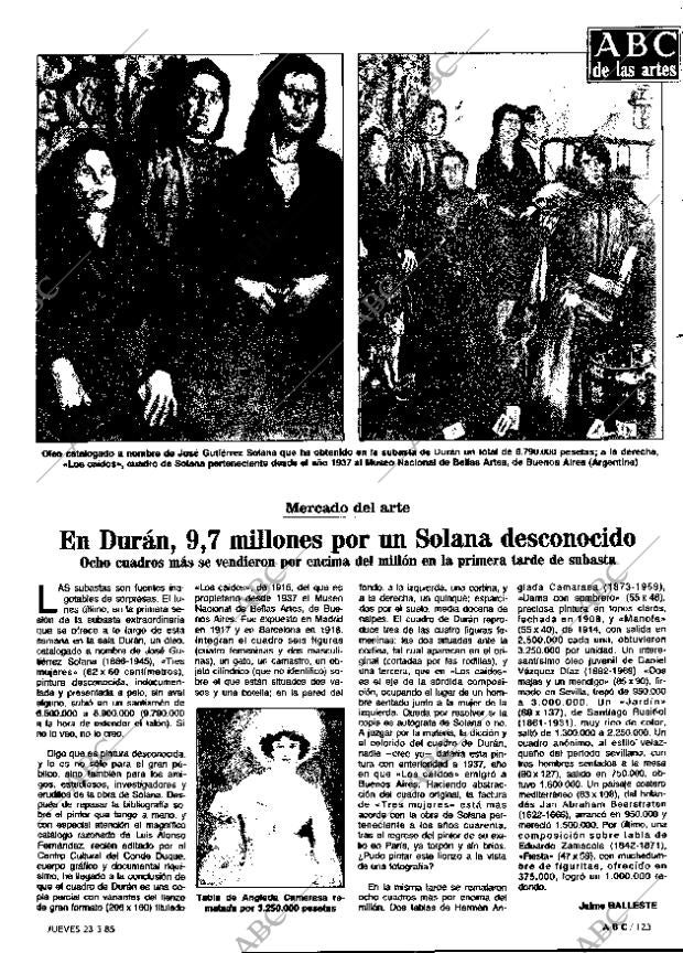 ABC MADRID 23-05-1985 página 121