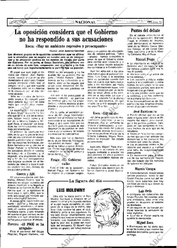 ABC MADRID 23-05-1985 página 23