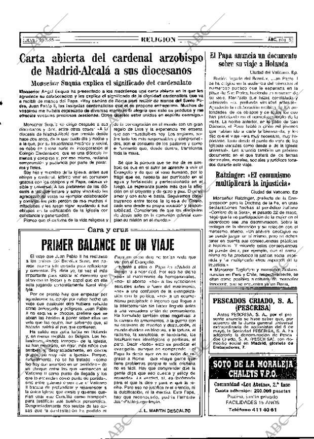 ABC MADRID 23-05-1985 página 53