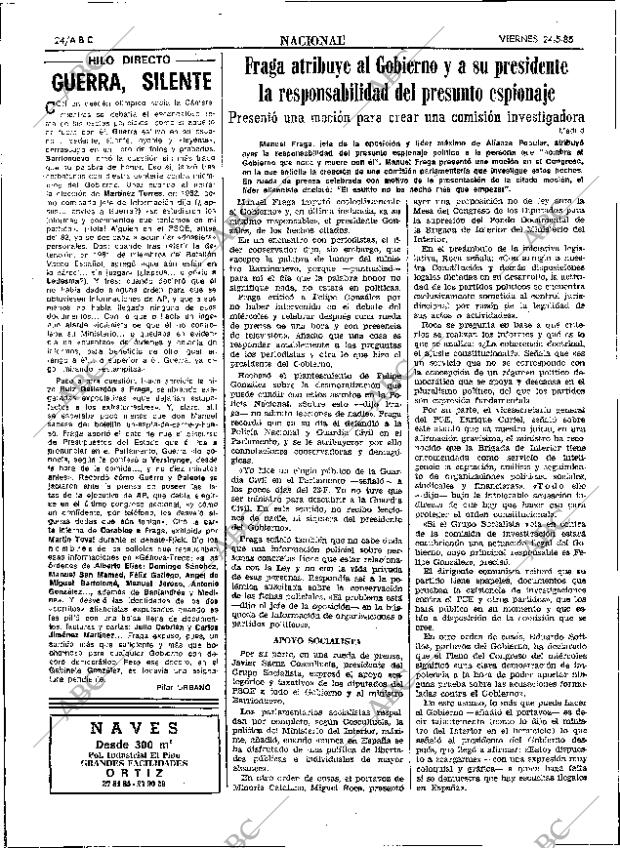 ABC SEVILLA 24-05-1985 página 24
