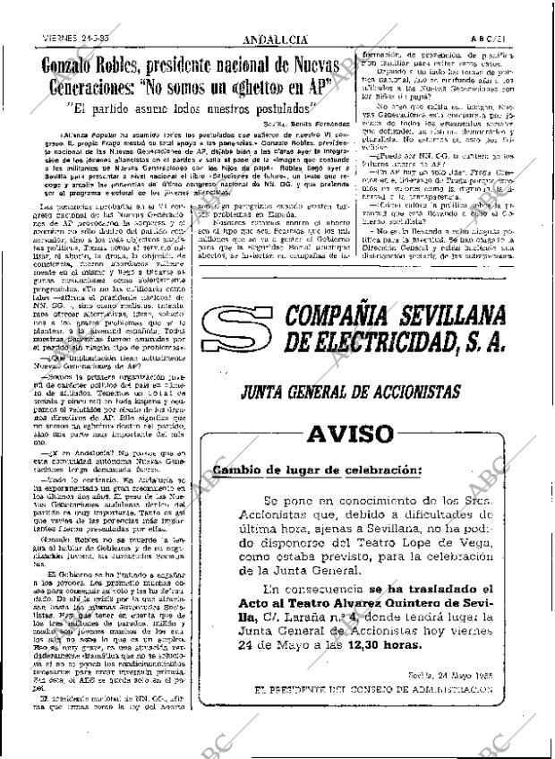 ABC SEVILLA 24-05-1985 página 31