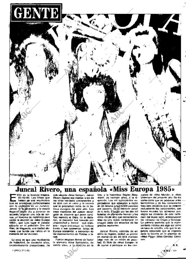 ABC MADRID 27-05-1985 página 101