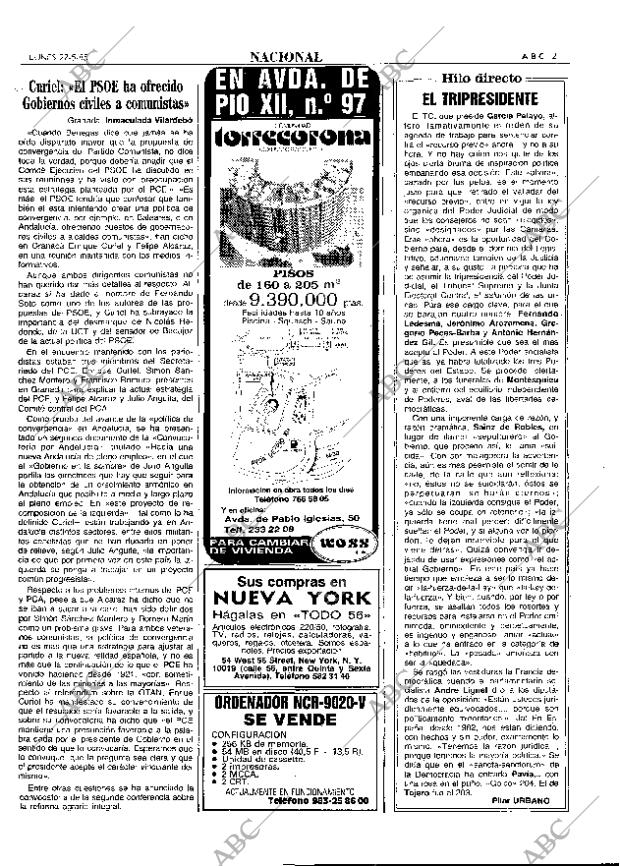 ABC MADRID 27-05-1985 página 21